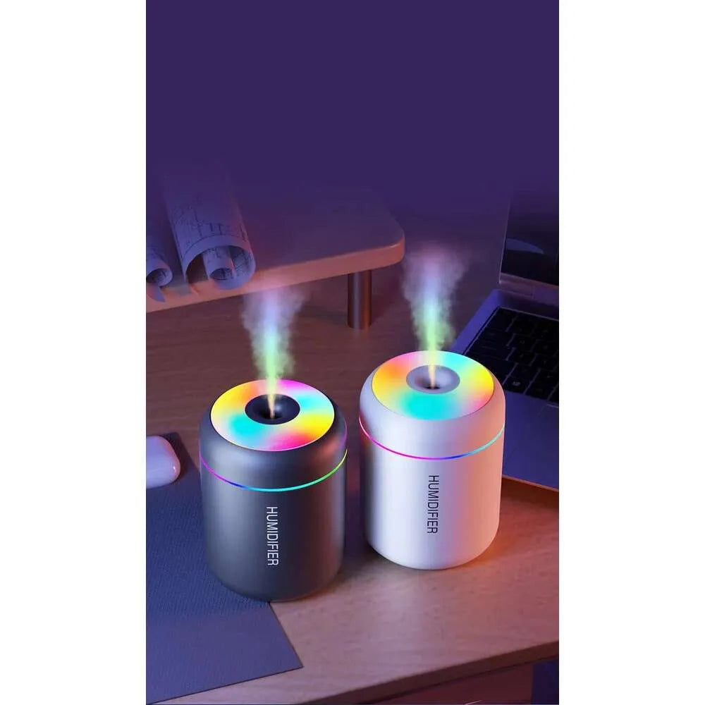 180ML Mini Air Humidifier USB Electric Aroma Diffuser Essential Oil Purifier Aromatherapy Mist Maker Lights For Car Home Bedroom