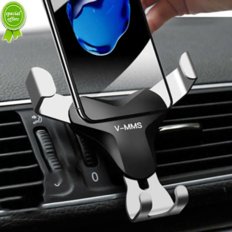 Gravity Car Holder Auto Air Vent Mount Clip Bracket Cell Holder No Magnetic GPS Mobile Phone Stand