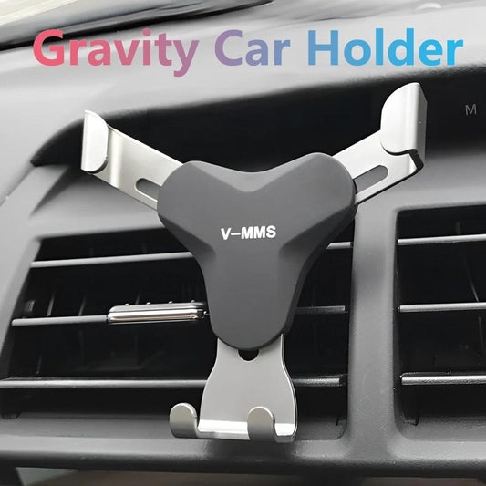 Gravity Car Holder Auto Air Vent Mount Clip Bracket Cell Holder No Magnetic GPS Mobile Phone Stand