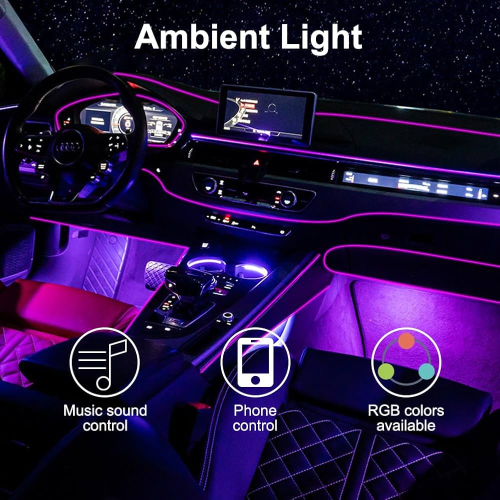 Neon Car LED Interior Ambient Lights