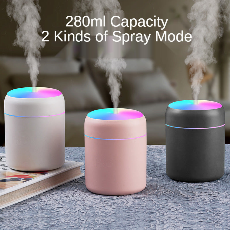 180ML Mini Air Humidifier USB Electric Aroma Diffuser Essential Oil Purifier Aromatherapy Mist Maker Lights For Car Home Bedroom