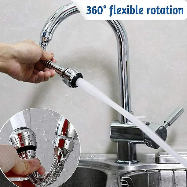 Kitchen Gadgets 2 Modes 360 Rotatable Bubbler High Pressure Faucet Extender