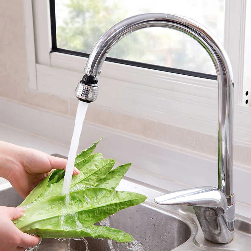 Kitchen Gadgets 2 Modes 360 Rotatable Bubbler High Pressure Faucet Extender